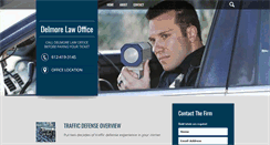 Desktop Screenshot of mntrafficlawyer.com